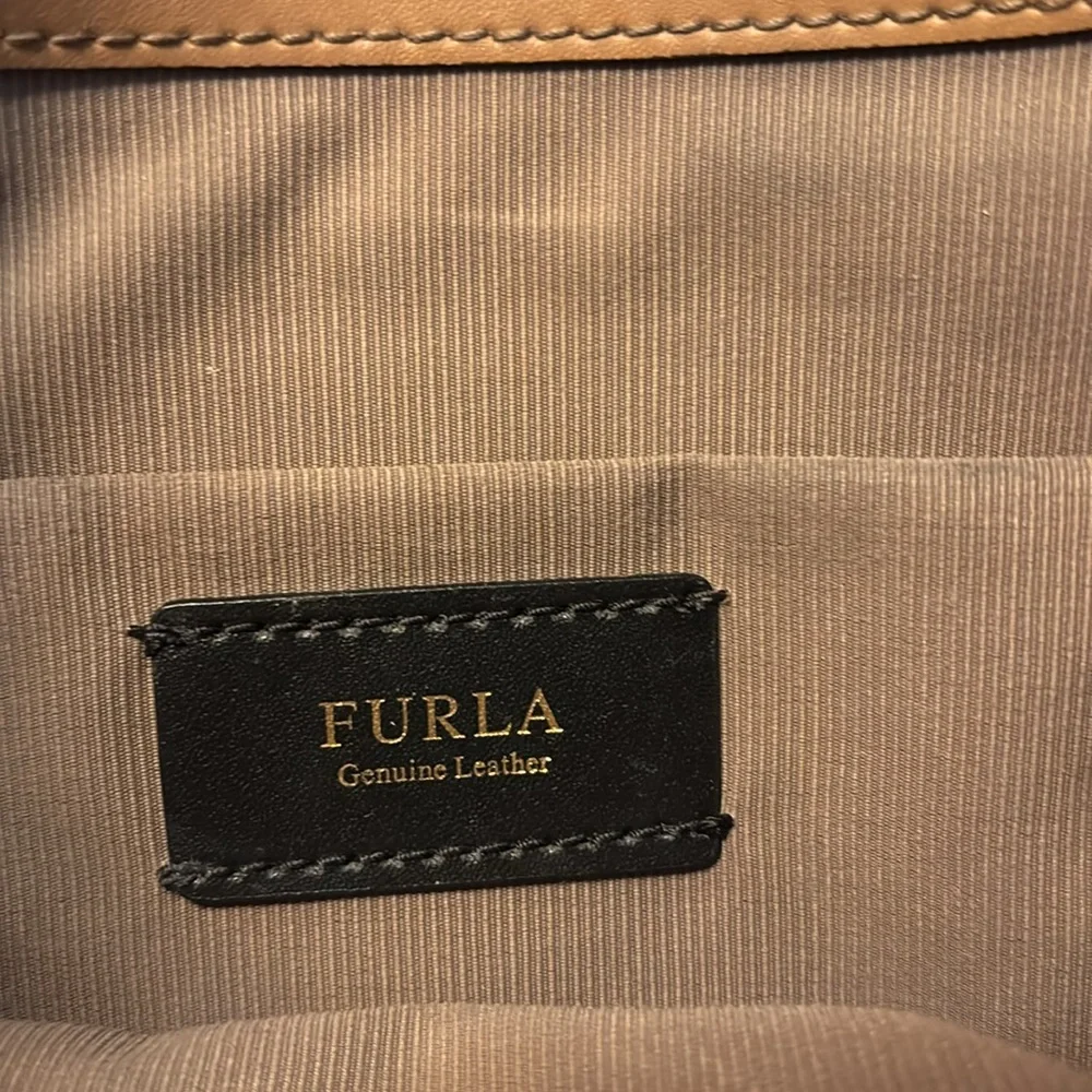 Furla Afrodite Leather Hobo Bag